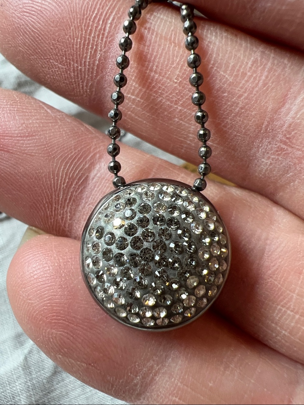 Swarovski Maggy Black necklace 14”
